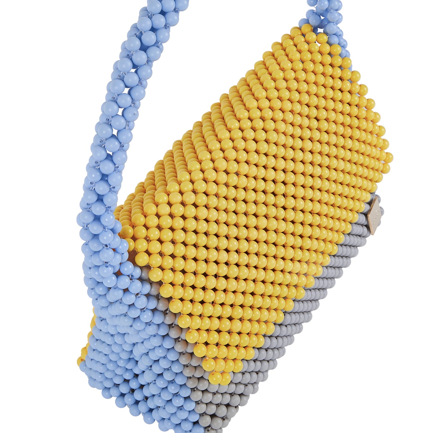 Tri-Color Flap Bag