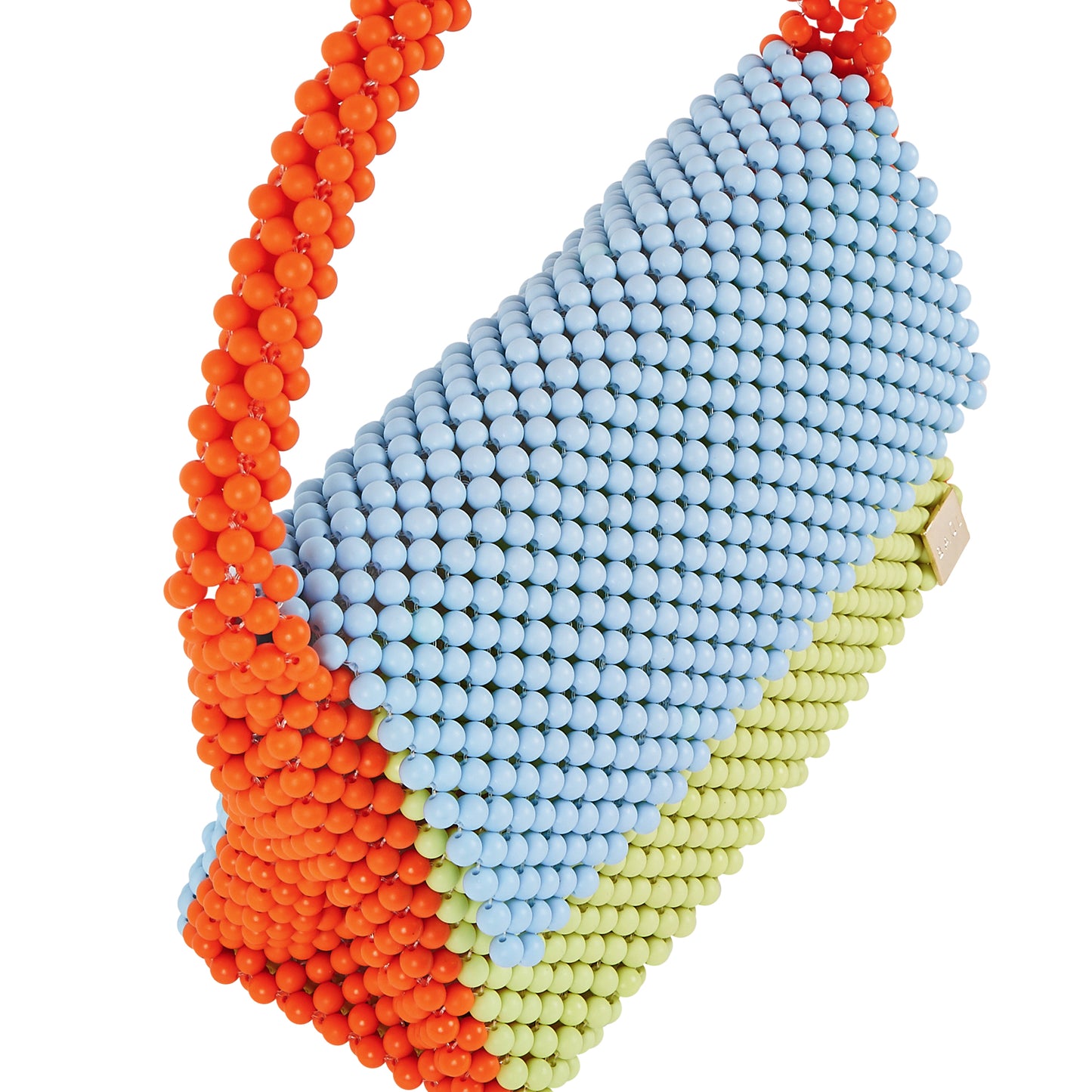 Tri-Color Flap Bag